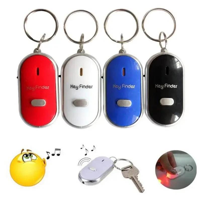 Mini Anti-lost Whistle Key Finder Flashing Beeping Remote Kids - Loja Manuel Coelho