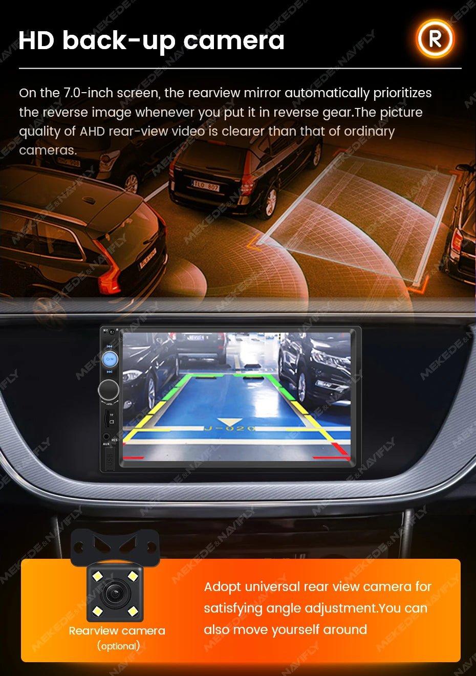 Navifly ND1 2 din Car Radio 7" HD Touch Screen Autoradio Multimedia Player Universal | Loja Manuel Coelho
