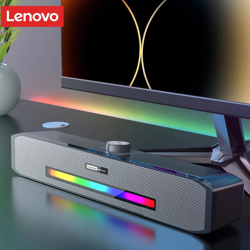 Original Lenovo TS33 Wired and Bluetooth 5.0 Speaker 360 Home Movie Surround Sound Bar - Loja Manuel Coelho