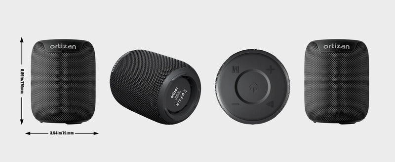 Ortizan Bluetooth Speakers, Portable Wireless Speaker with Bluetooth 5.3, IPX7 Waterproof - Loja Manuel Coelho