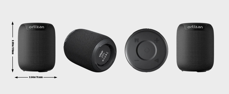 Ortizan Bluetooth Speakers, Portable Wireless Speaker with Bluetooth 5.3, IPX7 Waterproof - Loja Manuel Coelho