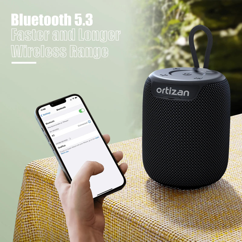 Ortizan Bluetooth Speakers, Portable Wireless Speaker with Bluetooth 5.3, IPX7 Waterproof - Loja Manuel Coelho