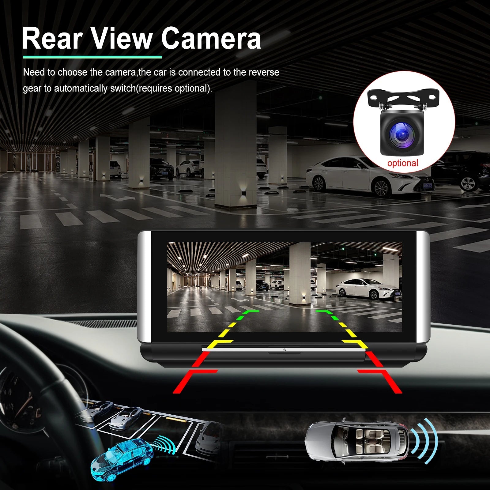 Podofo 6.86"Car Monitor Carplay Android Auto Screen Portable | Loja Manuel Coelho