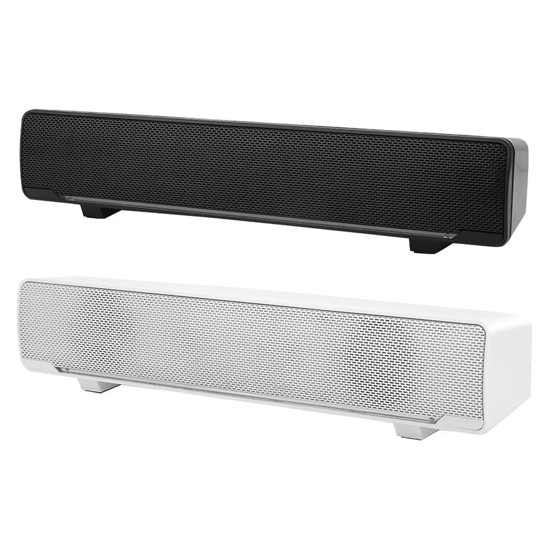 Portable Soundbar USB Wired Stereo Soundbar Music Player Bass Surround Sound Box - Loja Manuel Coelho