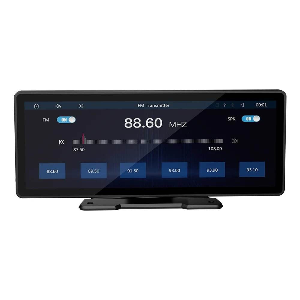 Portable Wireless Carplay Screen BQCC 10.26 Inch HD Rear Reversing Camera - Loja Manuel Coelho