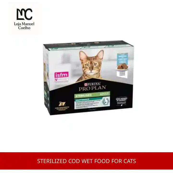 sterilized cod wet food for cats by@Outfy