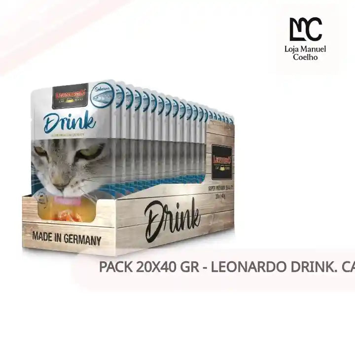 Pack 20X40 Gr - Leonardo Drink. Cat Soup by@Outfy