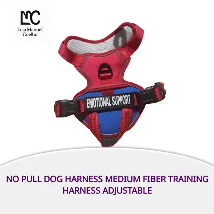 No Pull Dog Harness Medium Fiber Training Harness Adjustable for comfortable dog training and control