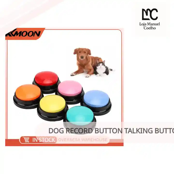 dog record button talking buttons by@Outfy