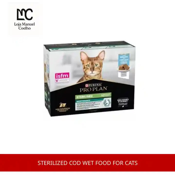 sterilized cod wet food for cats by@Outfy