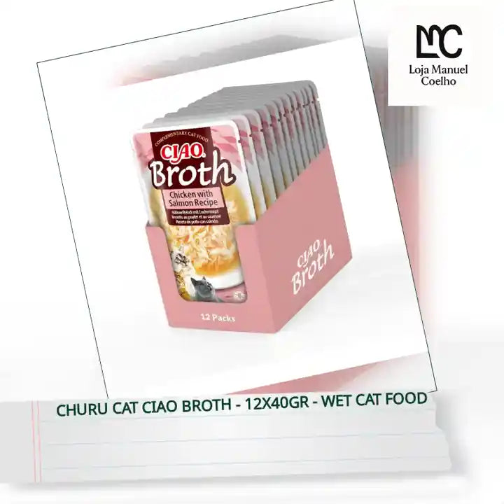 Churu cat ciao broth - 12x40gr - wet cat food by@Outfy