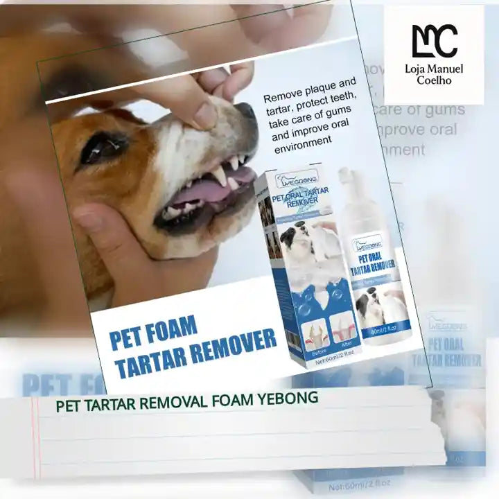 pet tartar removal foam Yebong by@Outfy