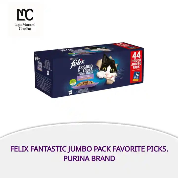 Felix fantastic jumbo pack favorite picks. Purina brand by@Outfy