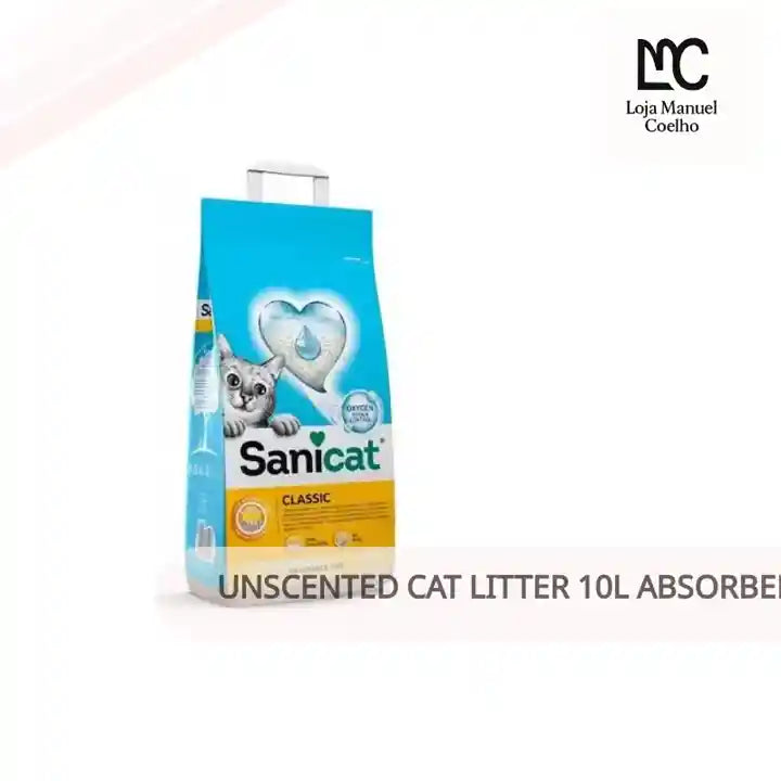 Unscented Cat Litter 10L Absorbent Mineral Base Long Lasting Hypoallergenic Low Powder Content by@Outfy