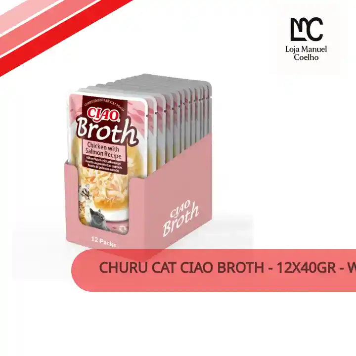 Churu cat ciao broth - 12x40gr - wet cat food by@Outfy