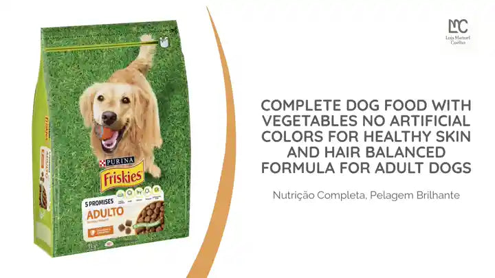 Complete Dog Food With Vegetables No Artificial Colors For Healthy Skin And Hair Balanced Formula For Adult Dogs by@Outfy