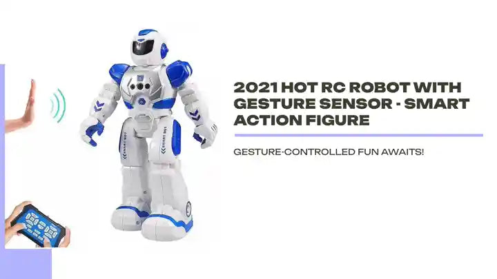 2021 Hot RC Robot with Gesture Sensor - Smart Action Figure by@Outfy