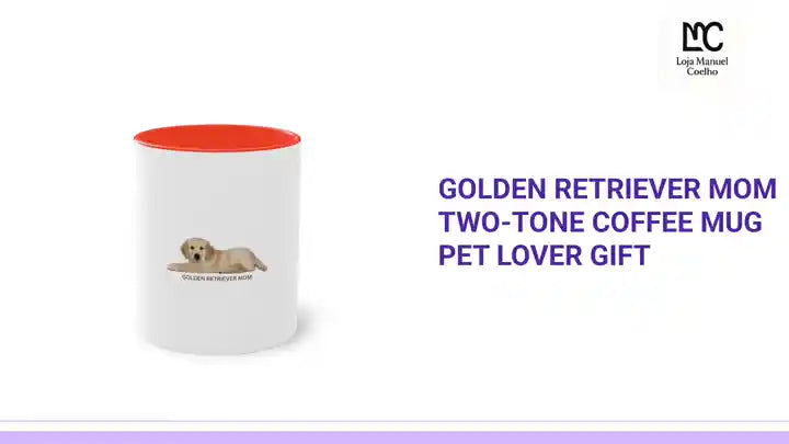 Golden Retriever Mom Two-Tone Coffee Mug Pet Lover Gift by@Outfy