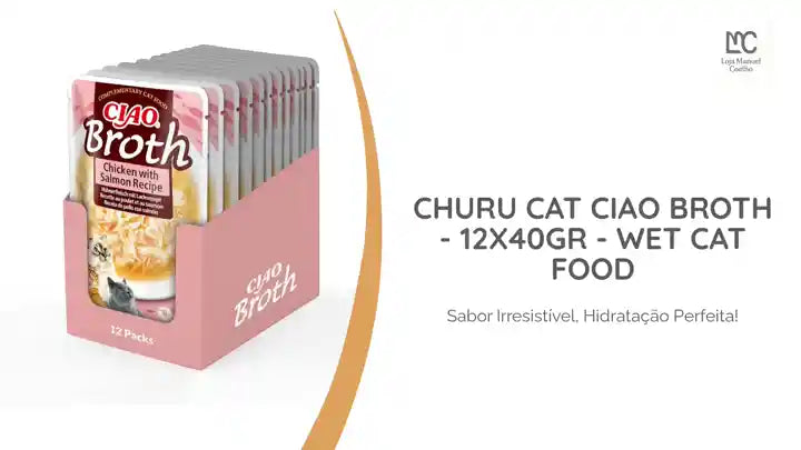 Churu cat ciao broth - 12x40gr - wet cat food by@Outfy