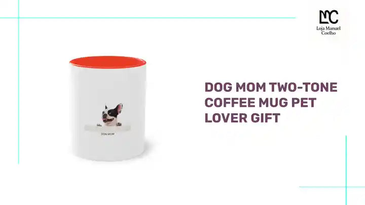 Dog Mom Two-Tone Coffee Mug Pet Lover Gift by@Outfy