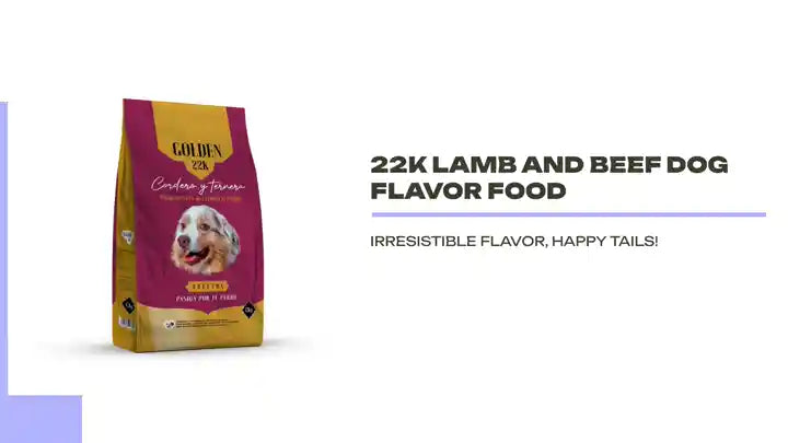 22k lamb and beef dog flavor food by@Outfy