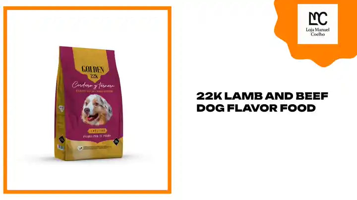 22k lamb and beef dog flavor food by@Outfy