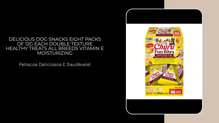 Delicious Dog Snacks Eight Packs Of 12g Each Double Texture Healthy Treats All Breeds Vitamin E Moisturizing by@Outfy