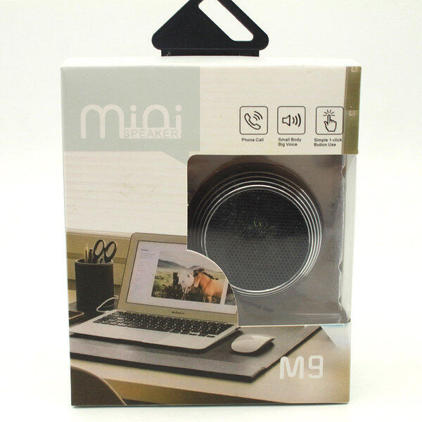 Altofalante Bluetooth M9 Mini - Portátil, Compacto e com Som Potente
