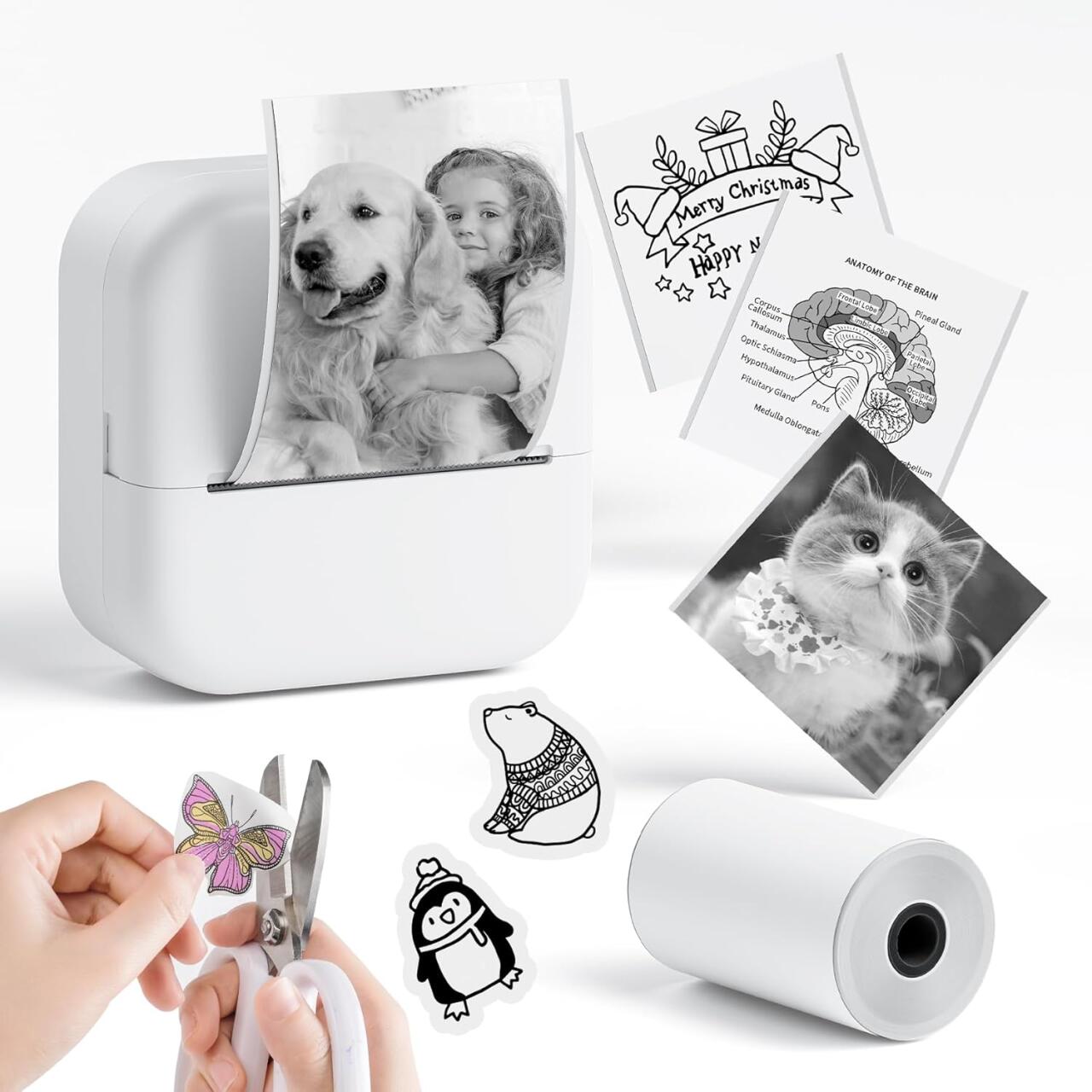 M2 Mini Impresora Térmica Portátil Bluetooth &amp; WiFi – Imprime Donde Quieras 🖨️📱