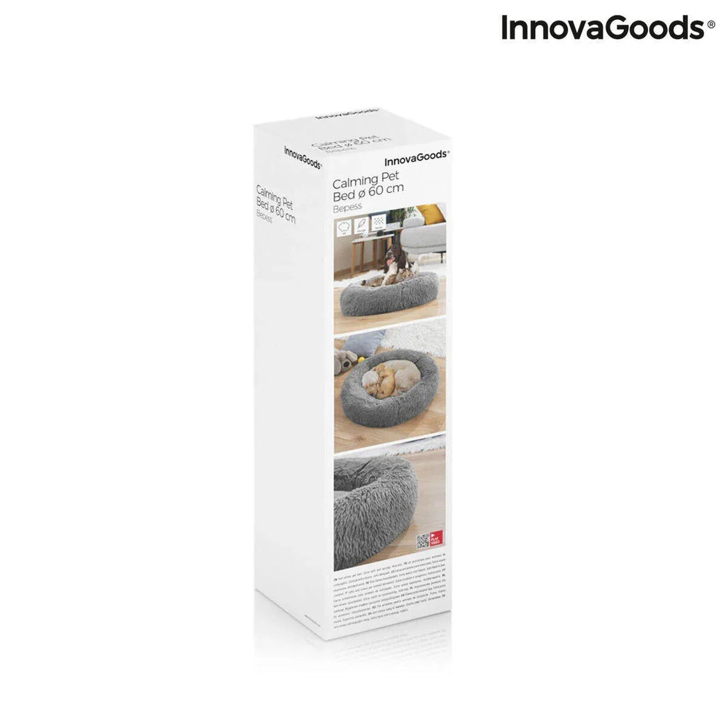 Cama Anti-Stress para Cães e Gatos Ø 60cm - Conforto Premium - Loja Manuel Coelho