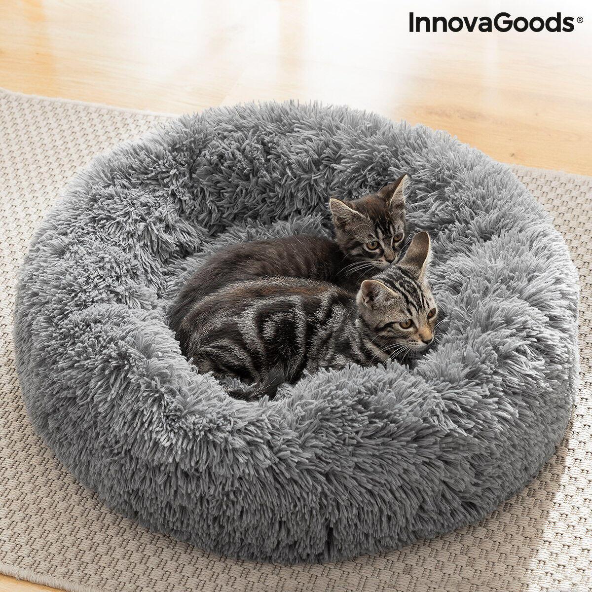 Cama Anti-Stress para Cães e Gatos Ø 60cm - Conforto Premium - Loja Manuel Coelho