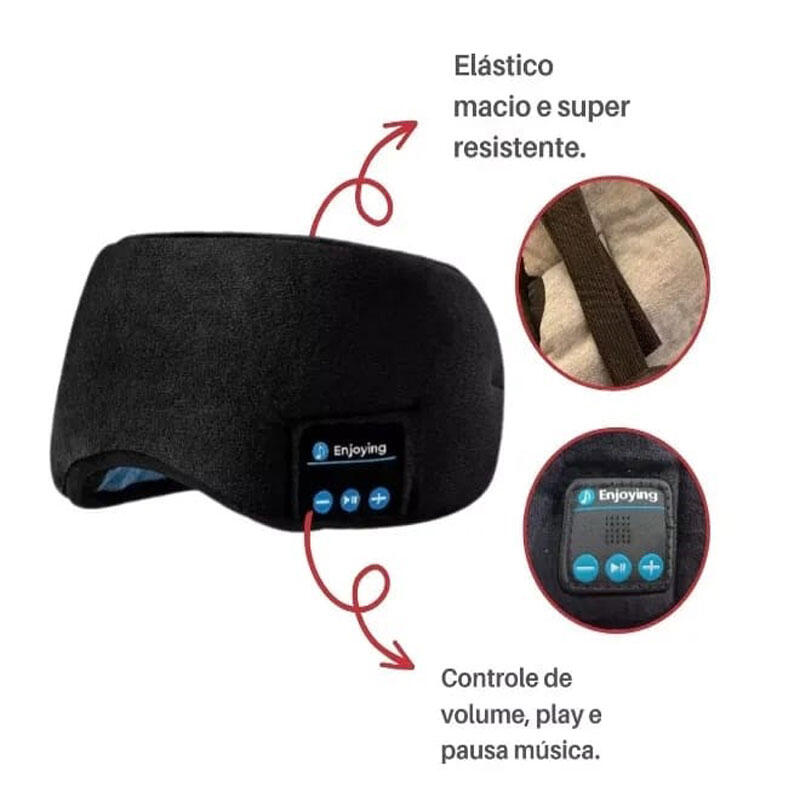 Banda com auscultadores bluetooth