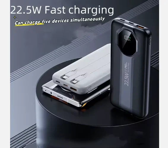 Power Bank 10000 mAh PD 22,5W con Cables Integrados - Loja Manuel Coelho