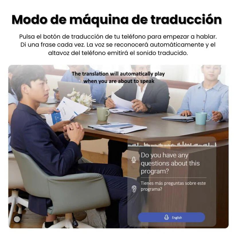 Fones de ouvido Tradutores Instantâneos em Tempo Real