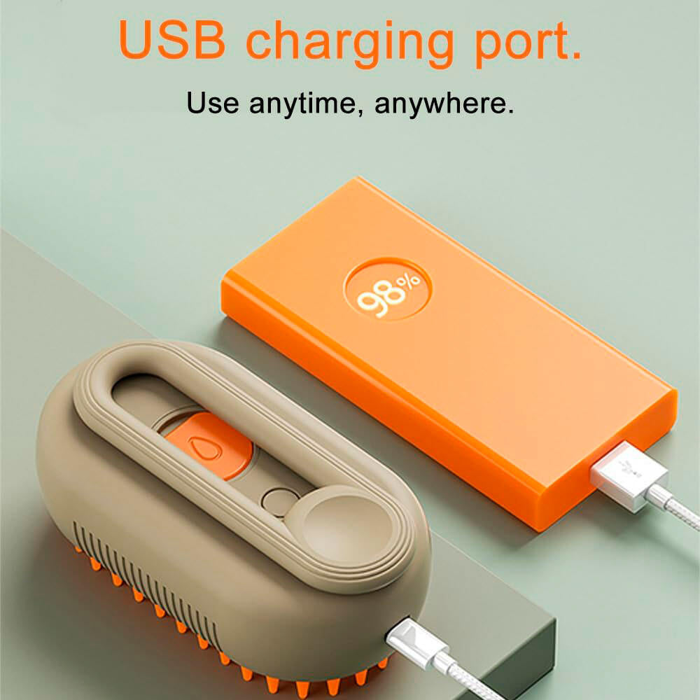 Escova Vapor Para Mascotes limpeza total