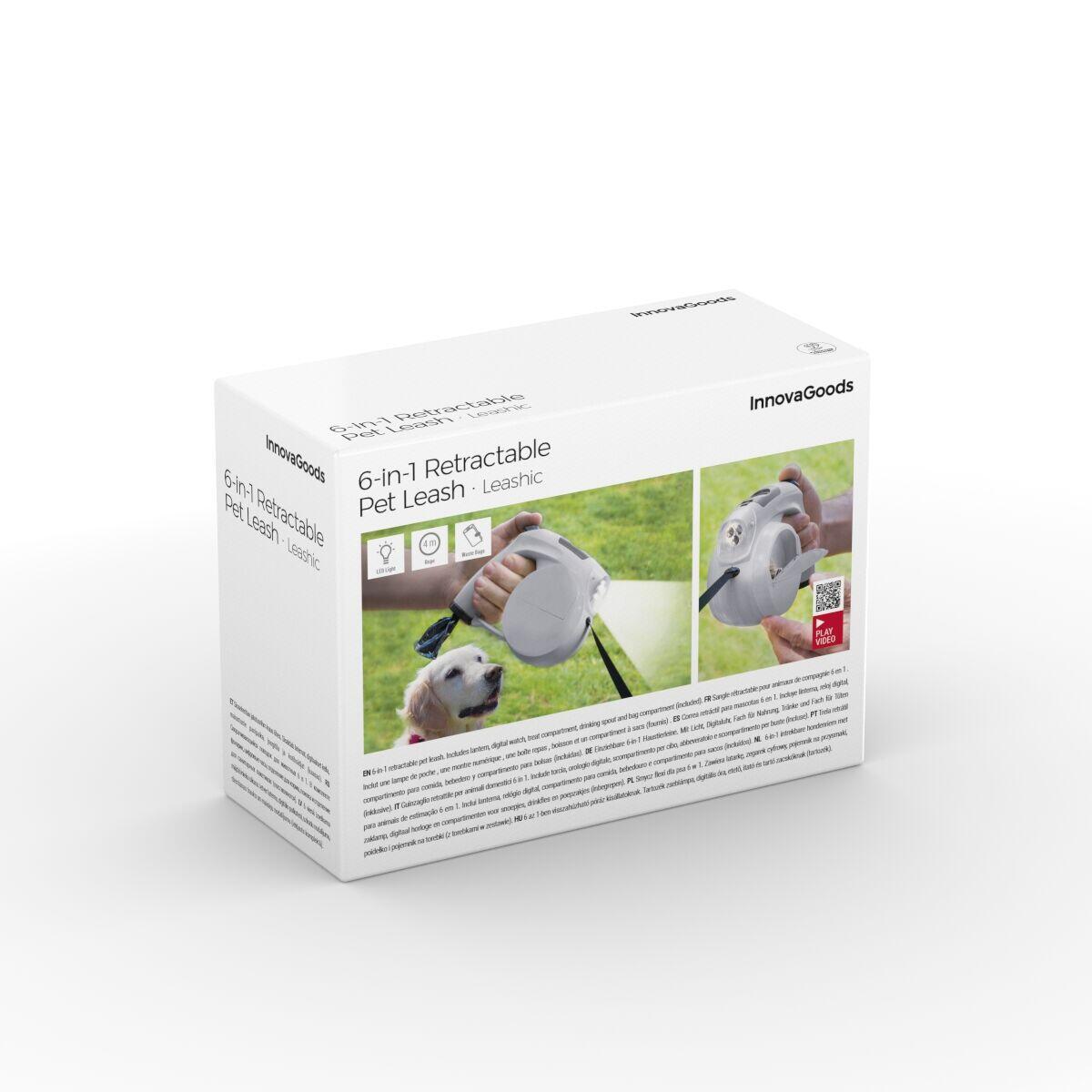 Correa Retráctil para Perros 6 em 1 Leashic InnovaGoods