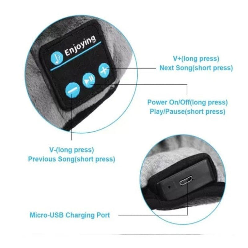 Banda com auscultadores bluetooth