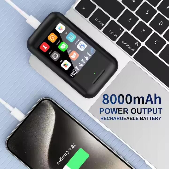 Powerbank con Auriculares TWS 8000mAh - Bluetooth v5.3, Pantalla LCD