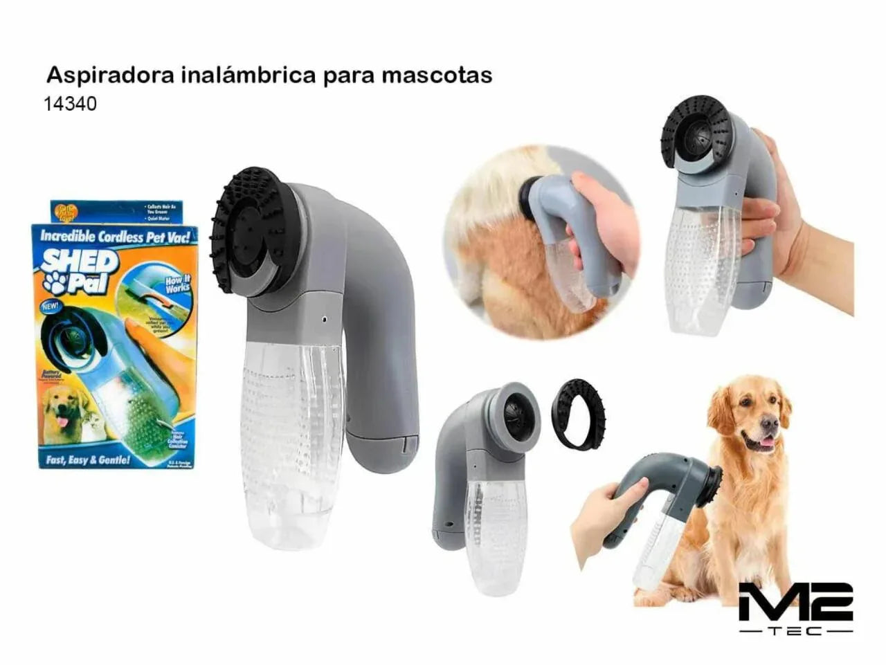 Aspirador de Mascotas Inalámbrico Potente y Portátil - Loja Manuel Coelho