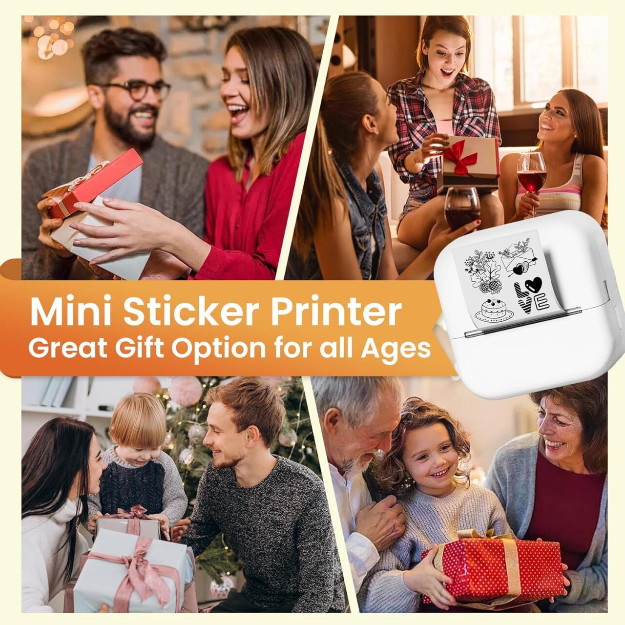 M2 Mini Impresora Térmica Portátil Bluetooth &amp; WiFi – Imprime Donde Quieras 🖨️📱