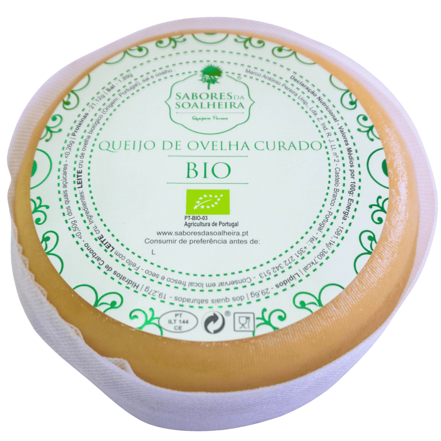 Geocakes Organic Aged Sheep Cheese – Artisan Raw Milk 400g – authentic Portuguese food