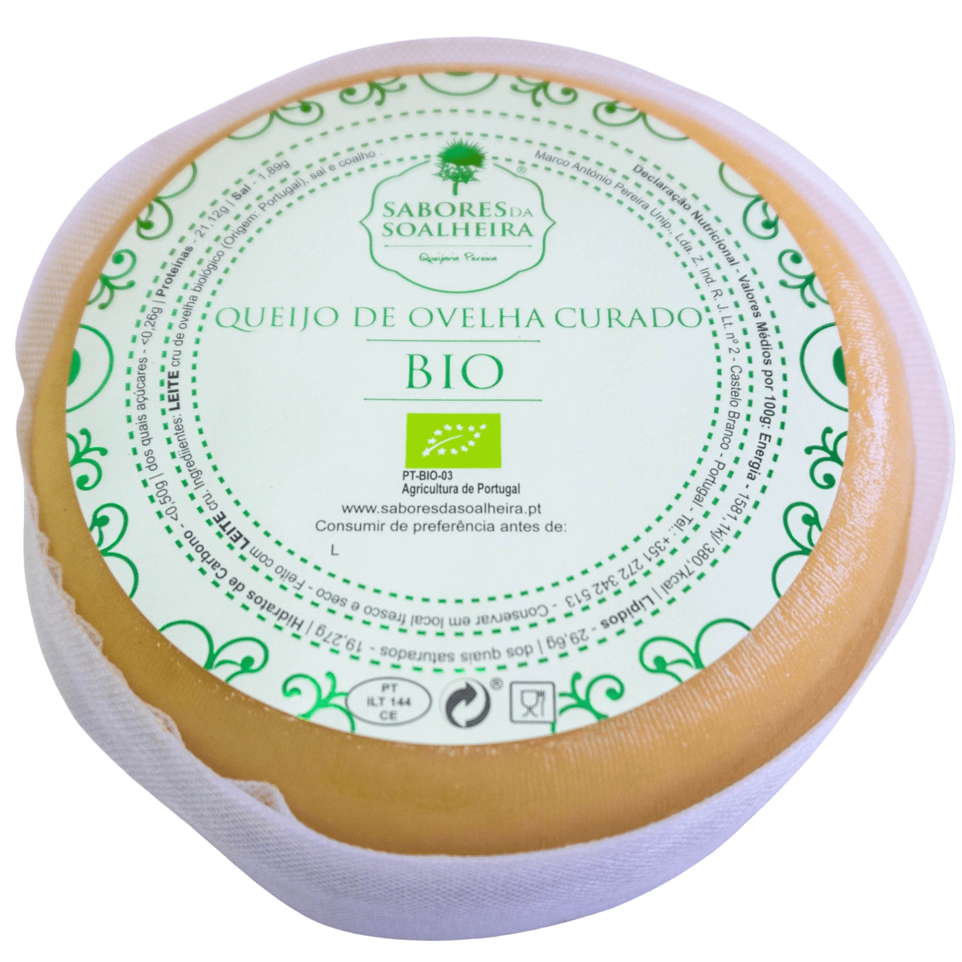 Geocakes Organic Aged Sheep Cheese – Artisan Raw Milk 400g – authentic Portuguese food
