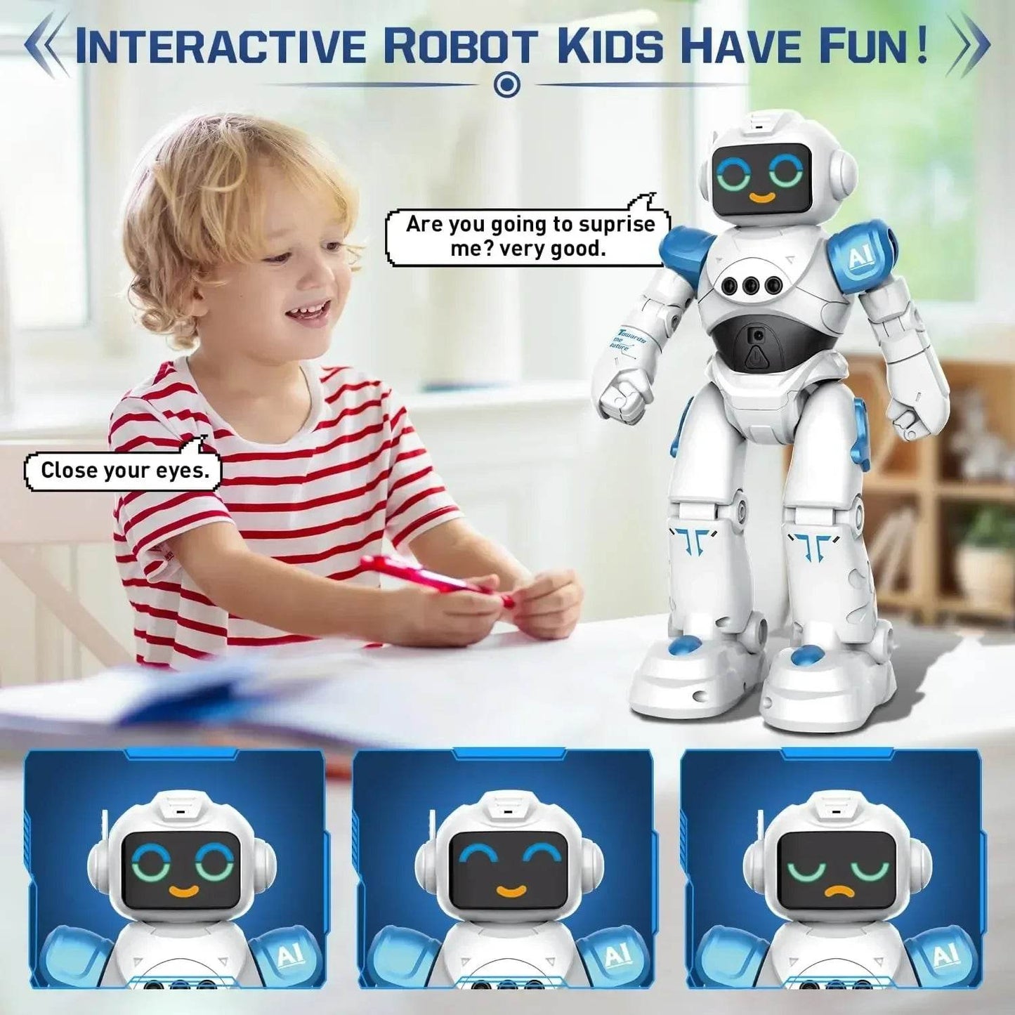 Smart Talking RC Robot Toy for Kids - Loja Manuel Coelho