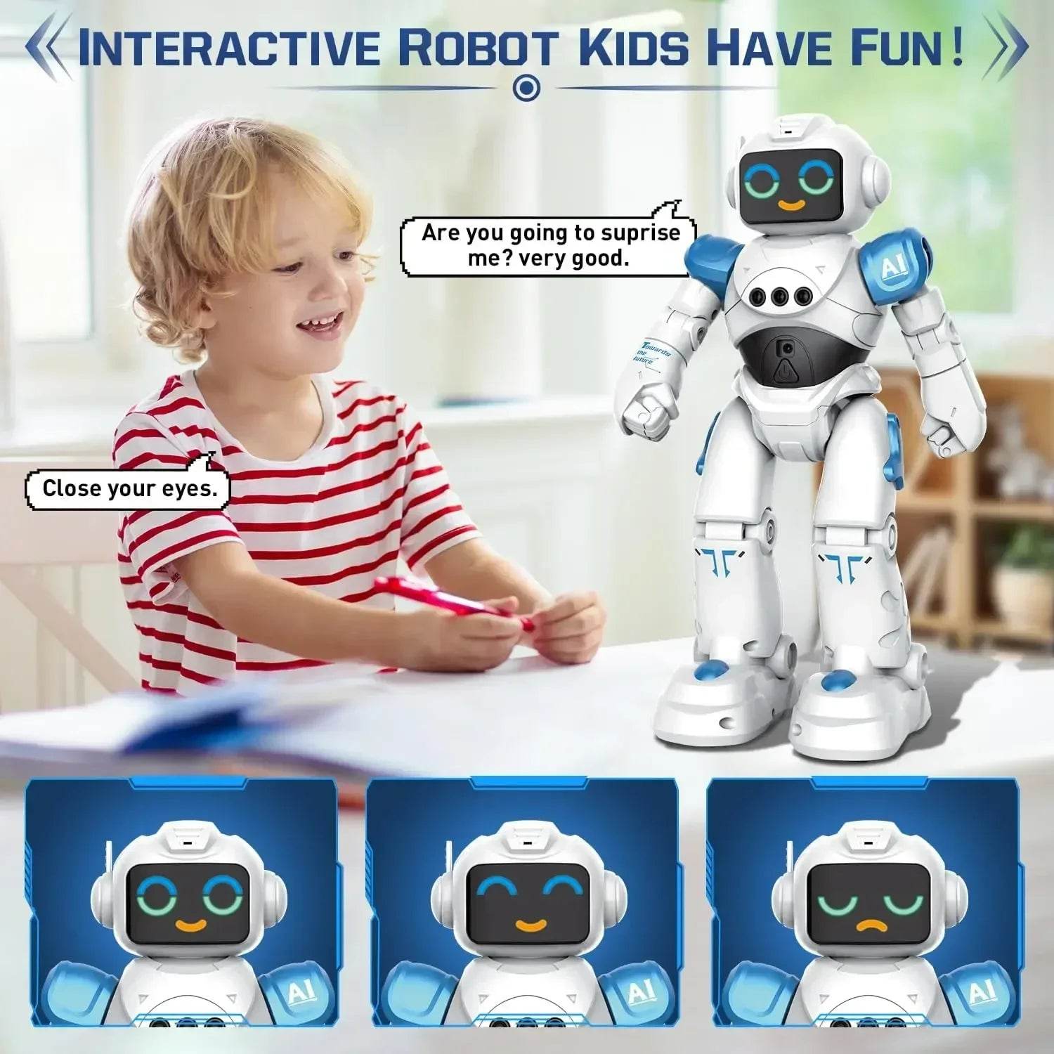 Smart Talking RC Robot Toy for Kids - Loja Manuel Coelho