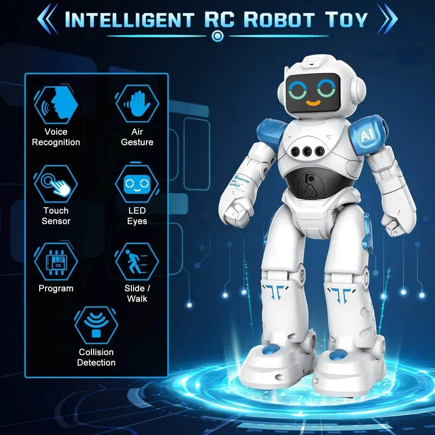 Smart Talking RC Robot Toy for Kids - Loja Manuel Coelho