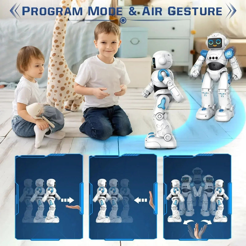 RC Robot Toy Gift for Kids Smart Talking Voice Remote Control Robot Gesture Sensing | Loja Manuel Coelho