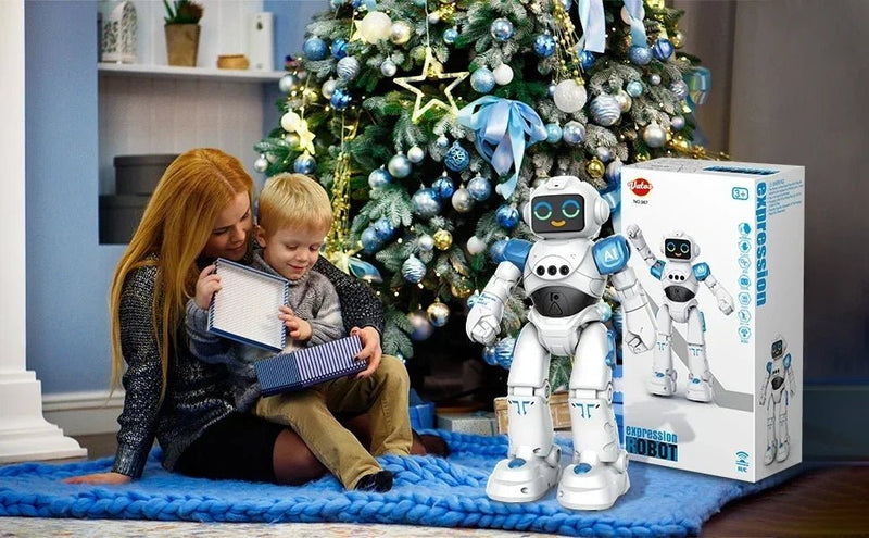 RC Robot Toy Gift for Kids Smart Talking Voice Remote Control Robot Gesture Sensing | Loja Manuel Coelho