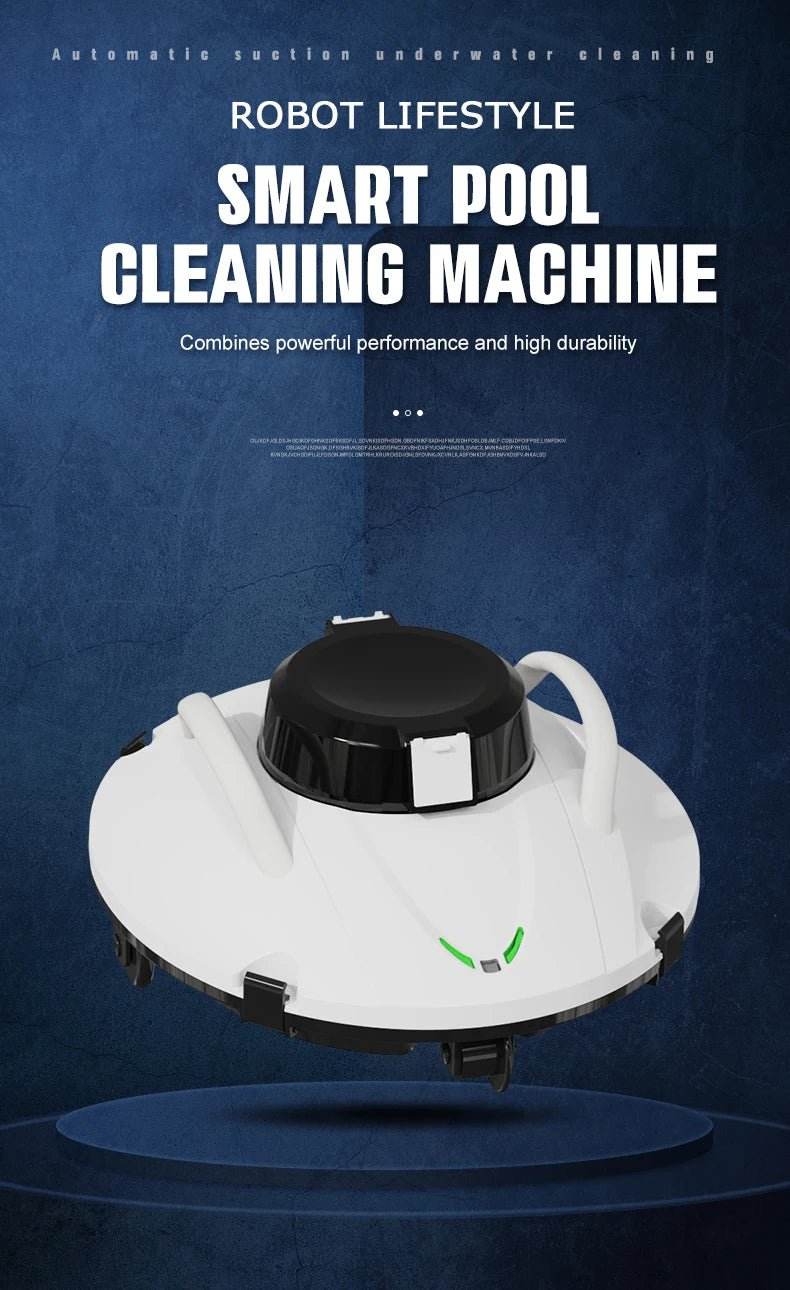 Cordless Robot Vacuum Cleaner for Pool - 5000mAh - Loja Manuel Coelho