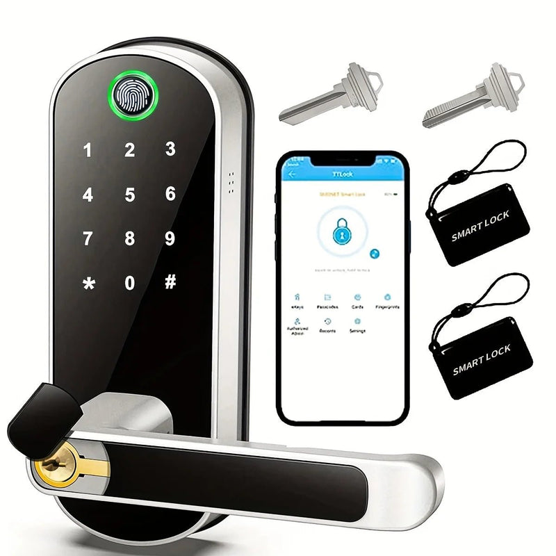 Smart Fingerprint Door Lock App Remote Control - Loja Manuel Coelho