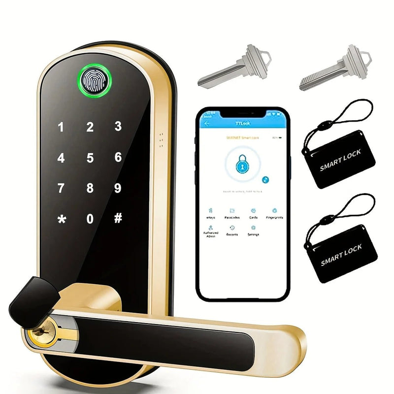 Smart Fingerprint Door Lock App Remote Control - Loja Manuel Coelho